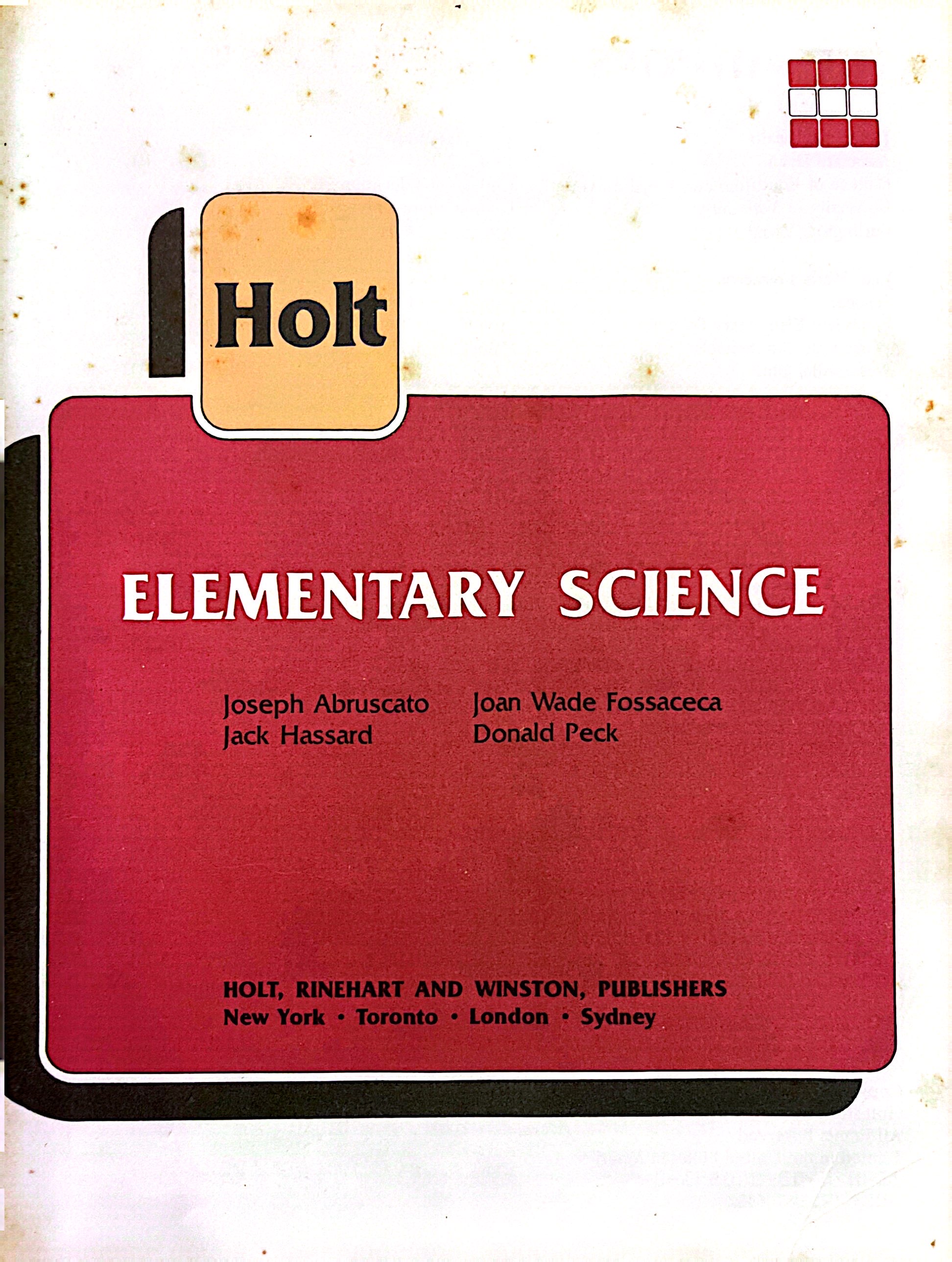 HOLT Elementary Science 