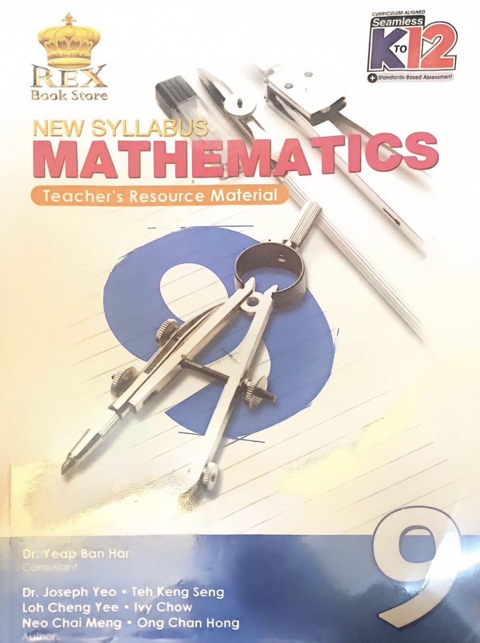 New Syllabus Mathematics Teacher's Resource Material 9	
