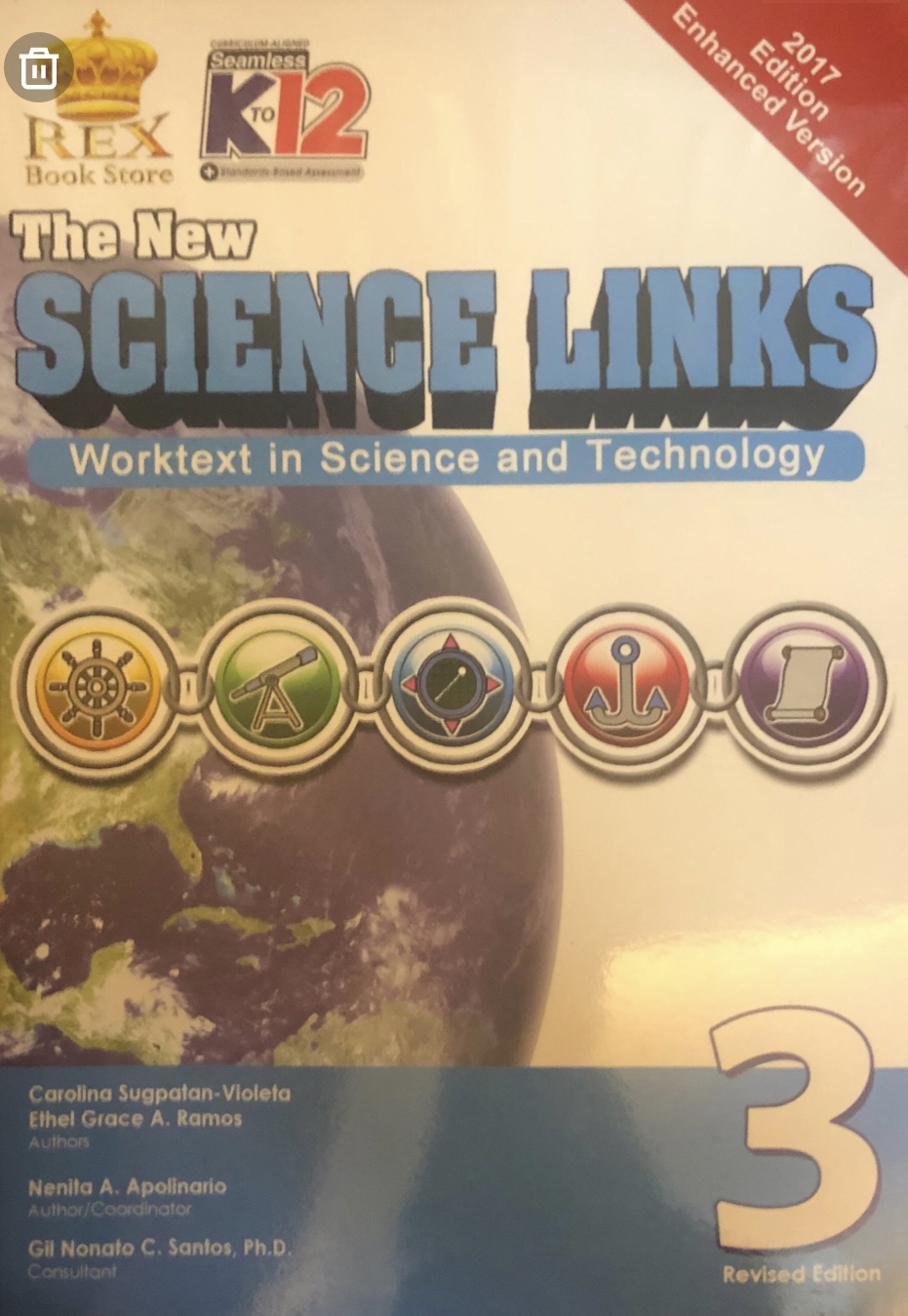 The New Science Links Worktext in Science And Technology 3	