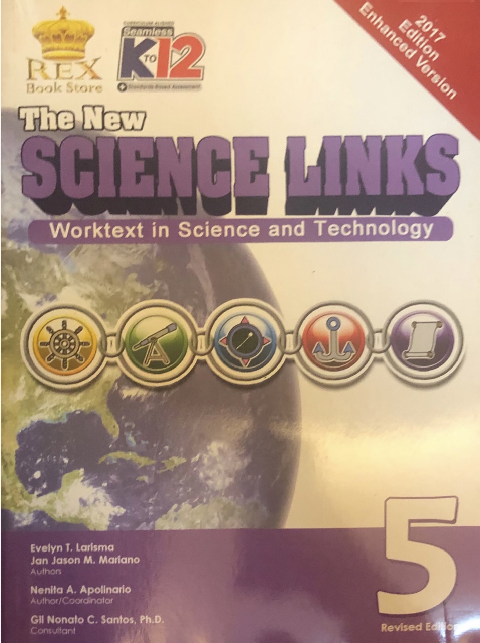 The new Science Links Worktext in Science And Technology 5	