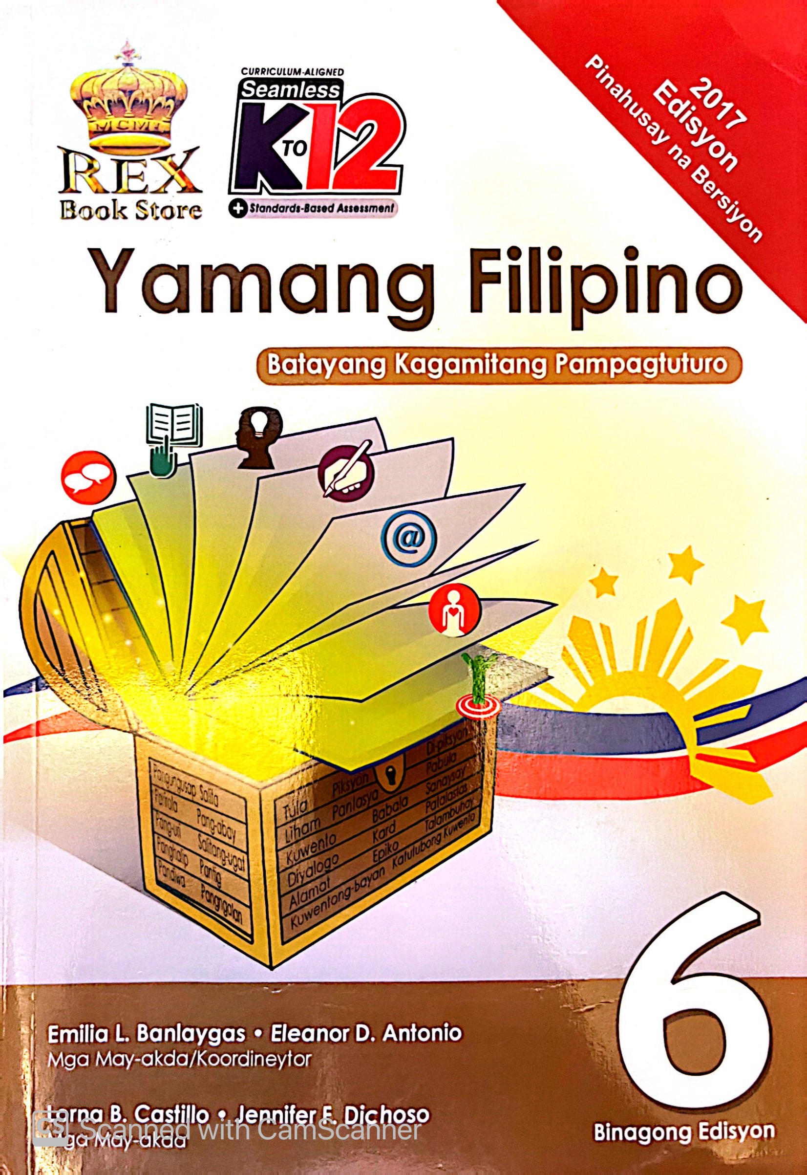 Yamang Filipino Batayan at Sanayang Aklat sa Filipino 6	